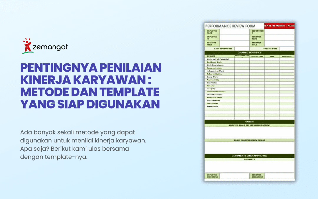 PENTINGNYA PENILAIAN KINERJA KARYAWAN : METODE DAN TEMPLATE YANG SIAP DIGUNAKAN